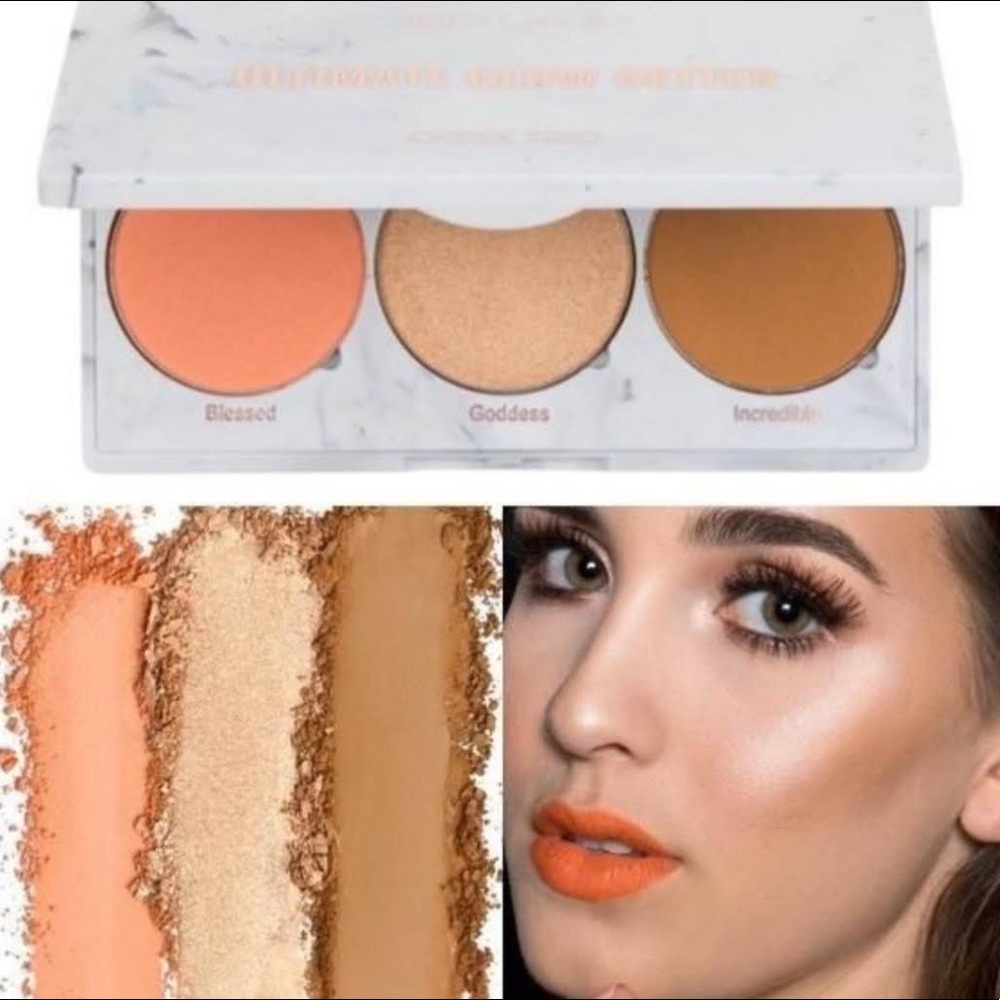 REALHER Ultimate Glow Getter Cheek Trio BNIB